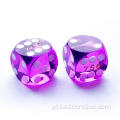 BESCON DICE DICE PROFISSIONAL DICE ROUNTO ROUNTO 5/8 "(16mm) com número de série aleatório, dados de corte de precisão 16mm